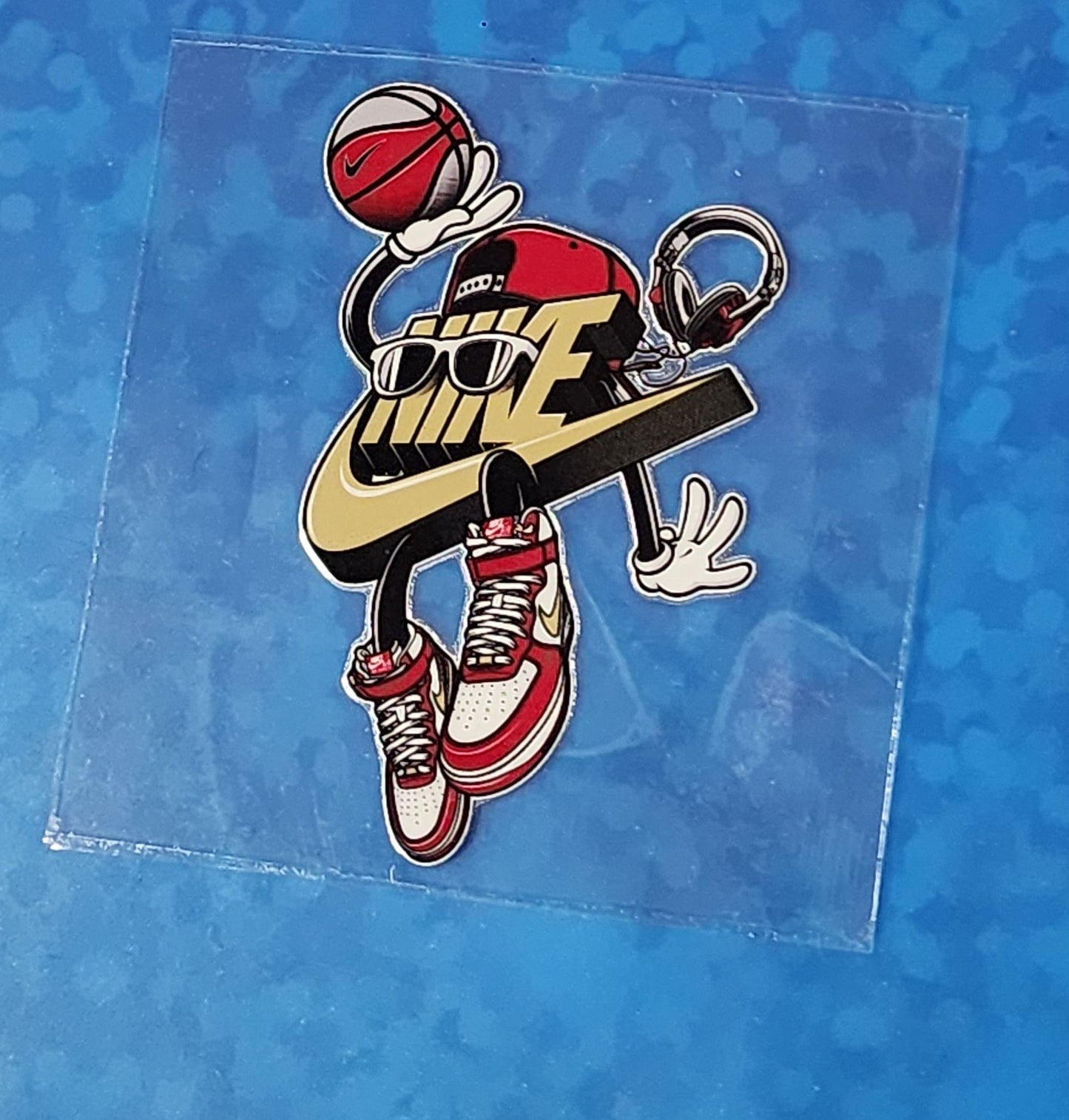 4in Nike Basketball uv dtf