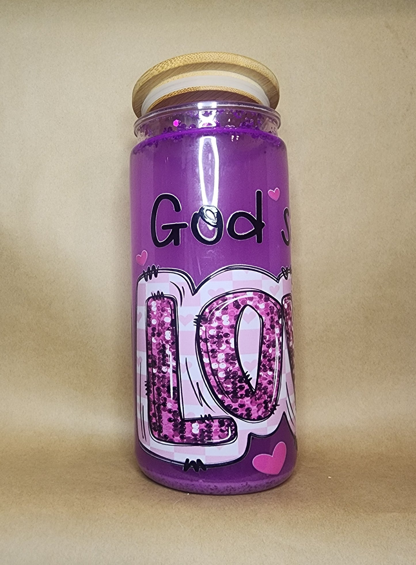 God says I am loved 20 oz Acrylic Tumbler