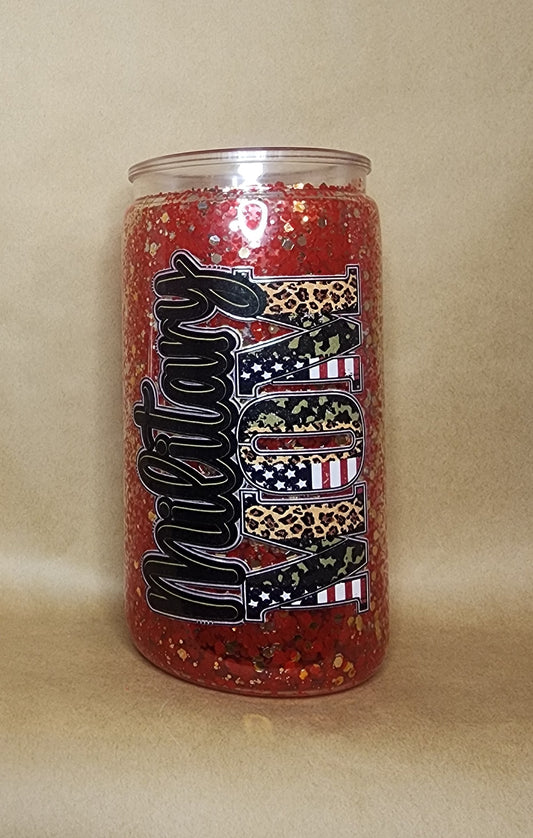 Military Mom 16 oz Acrylic Tumbler