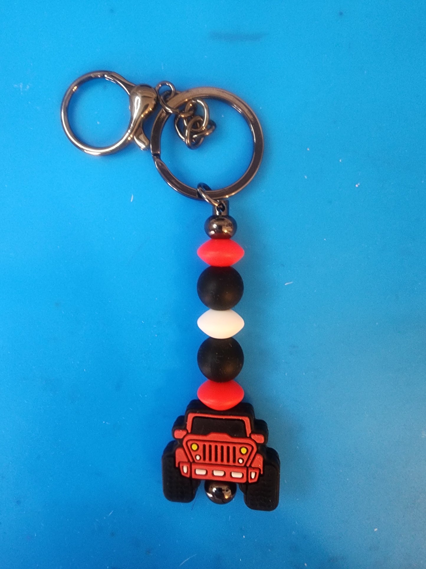 red car keychain