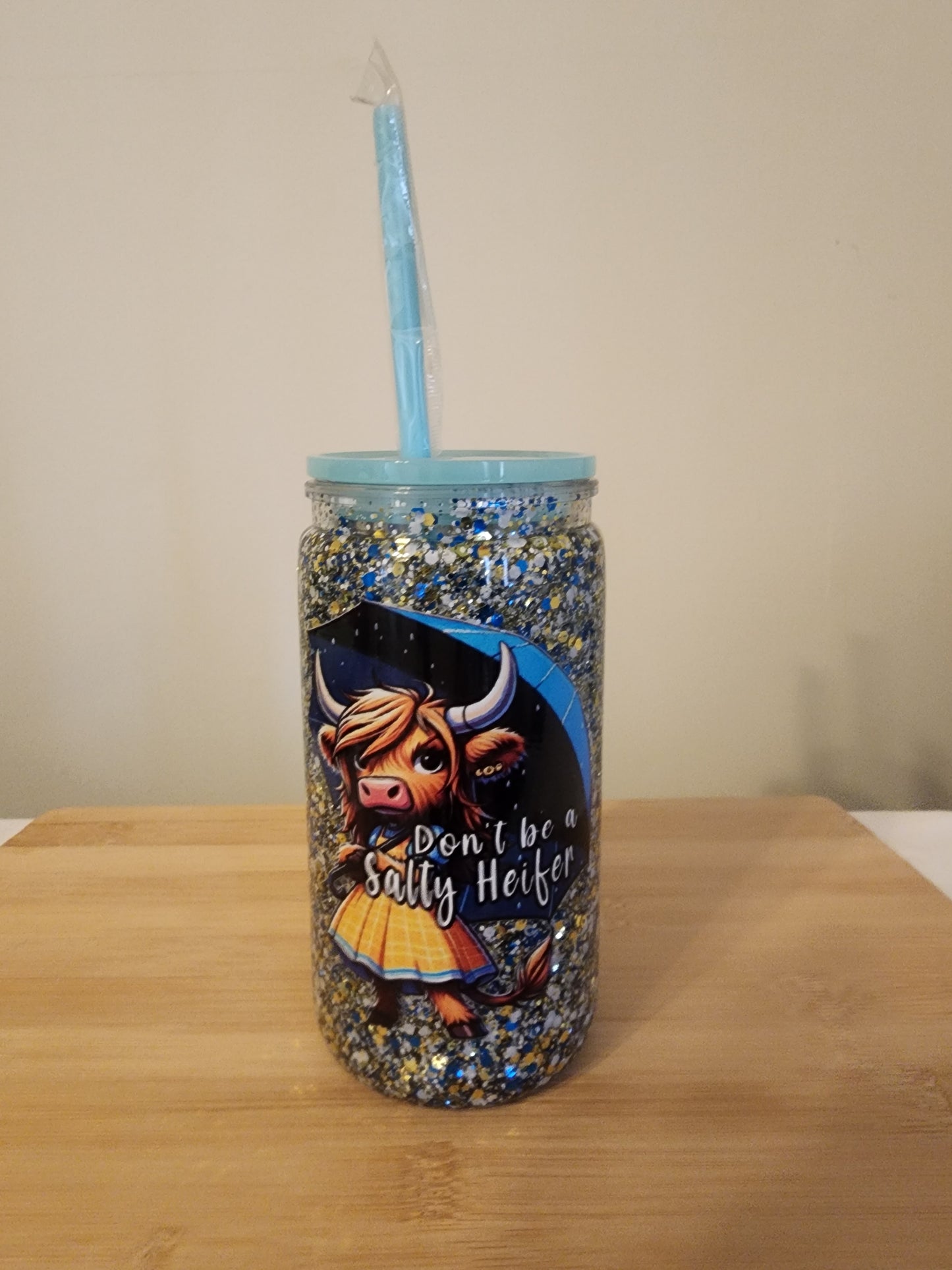 Salty Heifer 16 oz Acrylic Tumbler