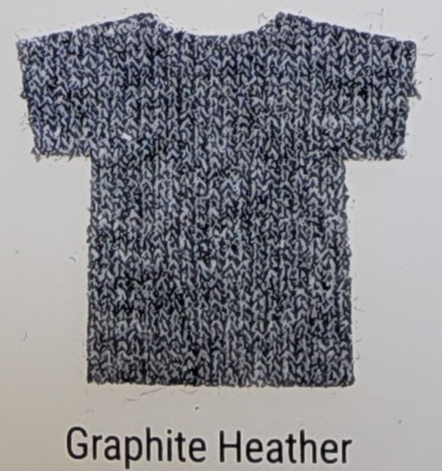 Graphite Grey long sleeve T-shirt DTF included in price