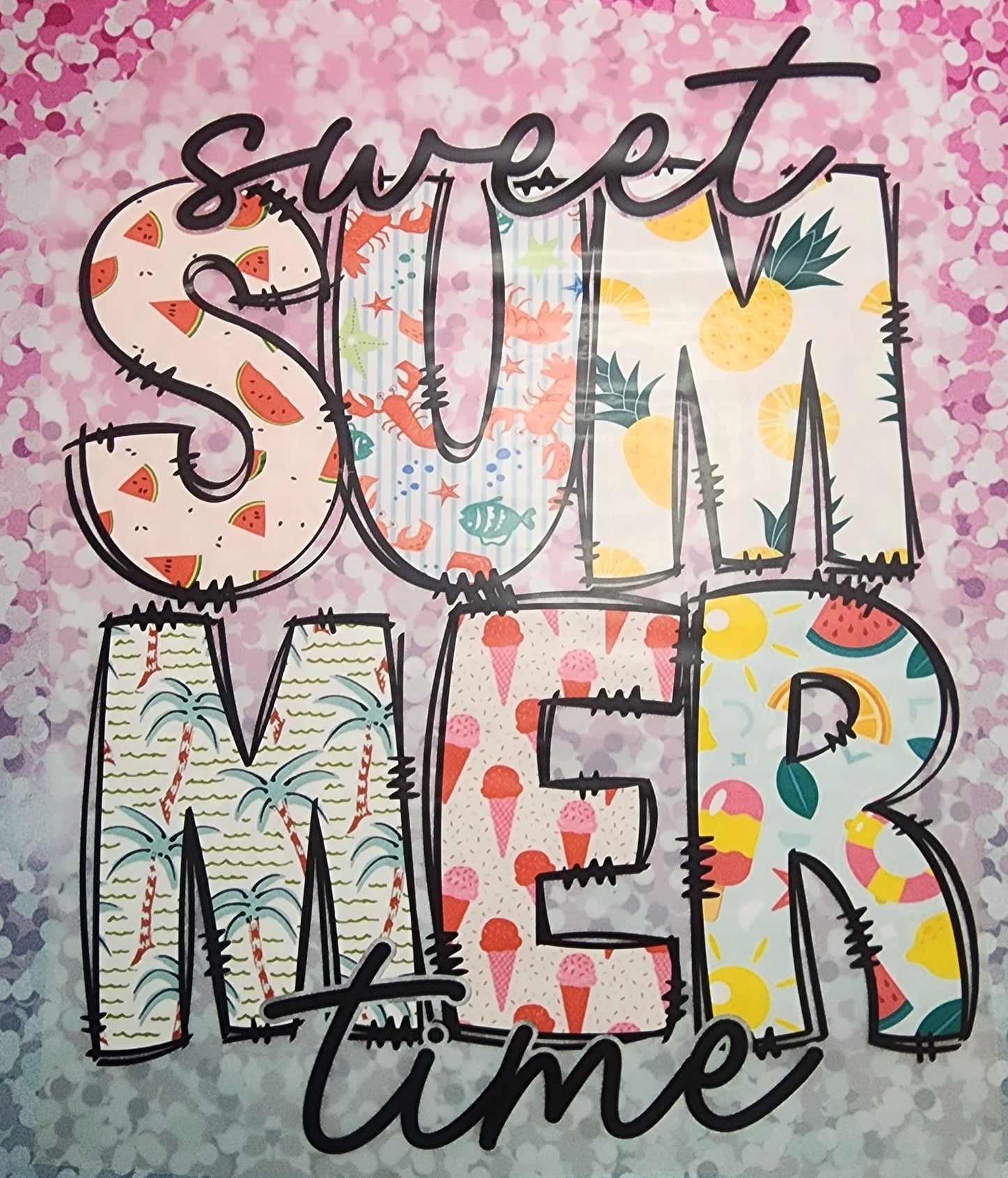 Sweet Summertime print DTF