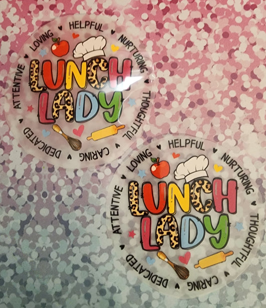 Lunch Lady print DTF