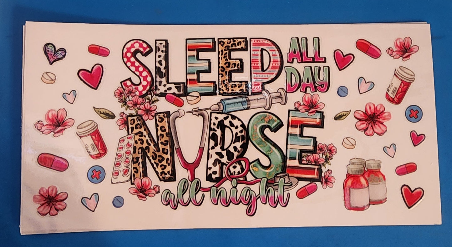 Sleep Nurse uv dtf