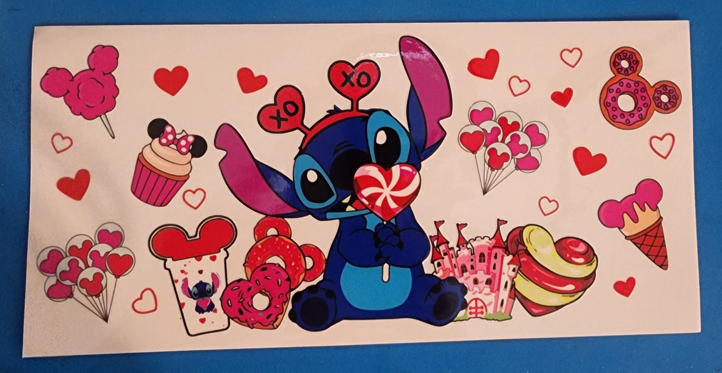 Stitch Mickey uv dtf
