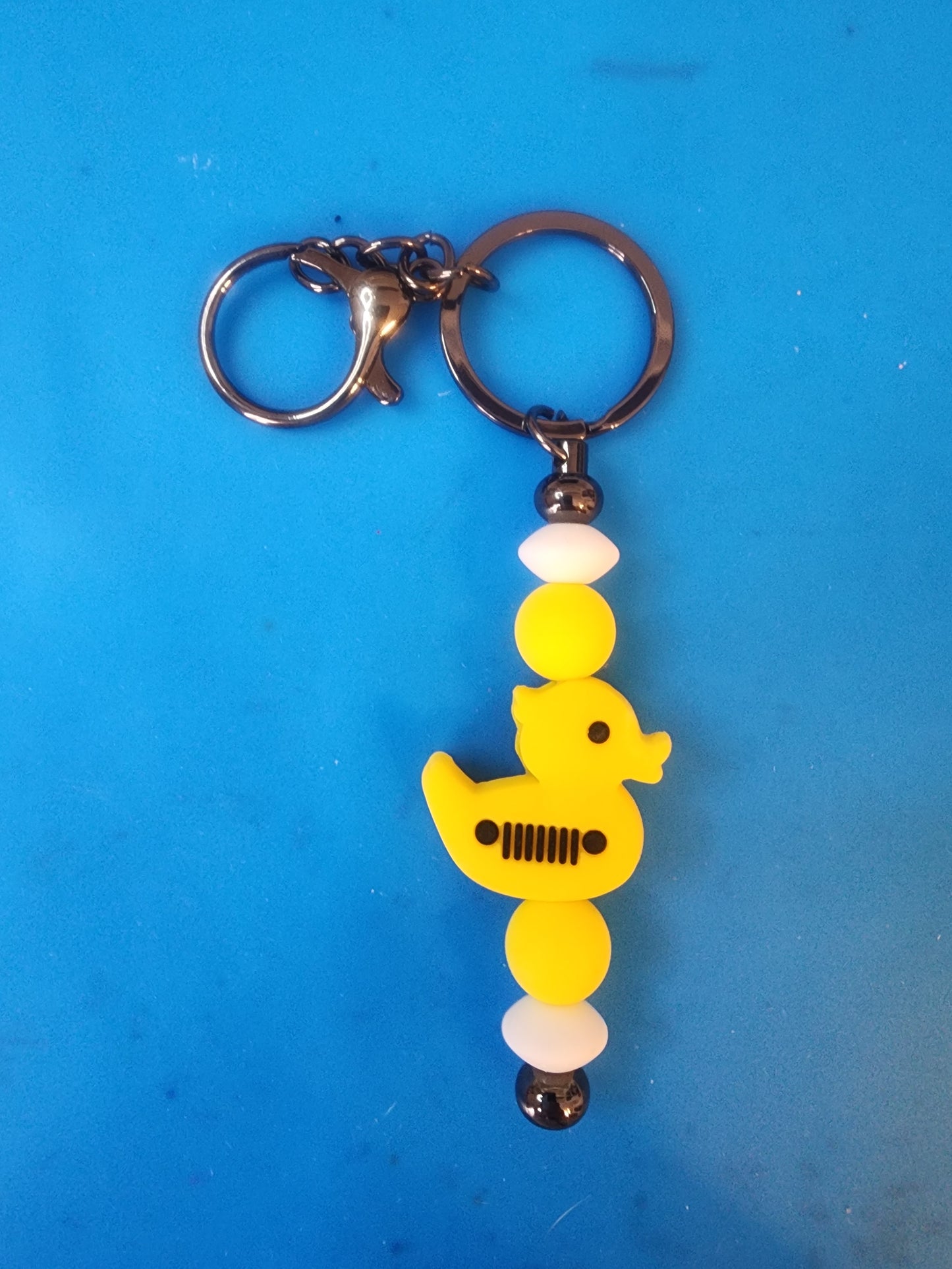 yellow duck keychain