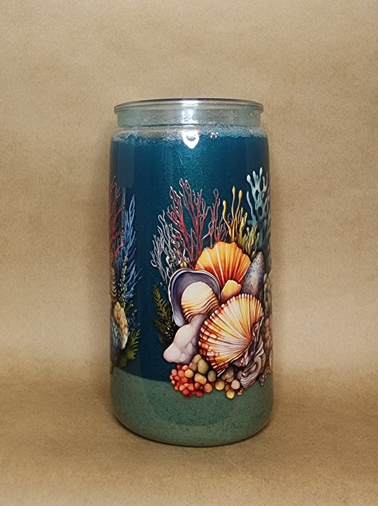 Turtle Sand and Sea Flow 16 oz Tumbler