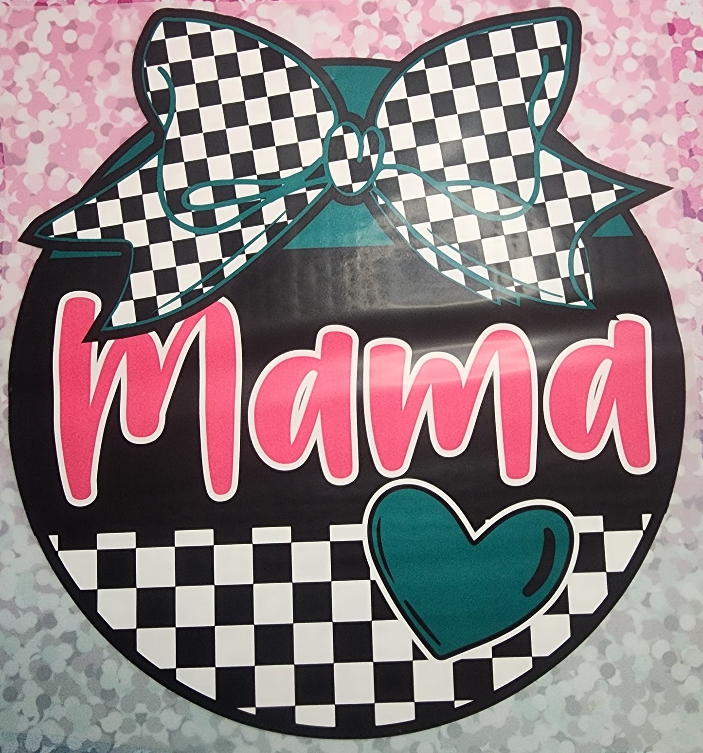 Mama Checkered DTF