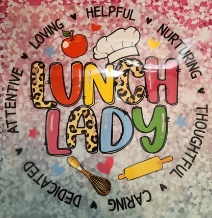 Lunch Lady print DTF