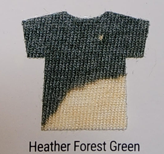 Heather Forest Green T-shirt DTF included in price