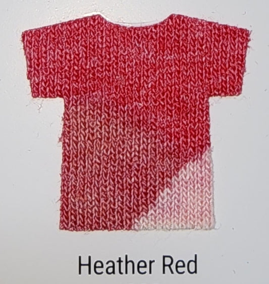 Heather Red T-shirt DTF included in price