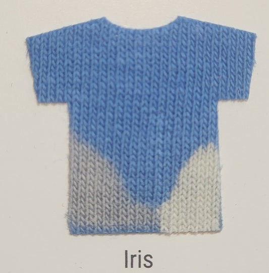 Iris Blue Tank top DTF included in price